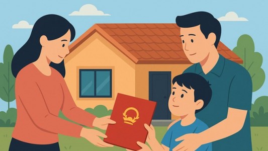 Thời hạn đăng ký sang tên sổ đỏ khi bố mẹ cho tặng đất cho con