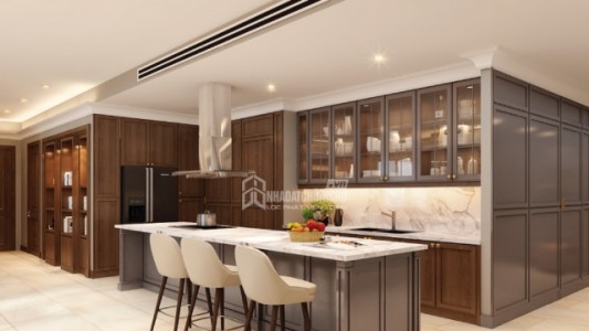 Gợi ý thiết kế tủ phụ và bàn ăn giúp tối ưu không gian phòng ăn