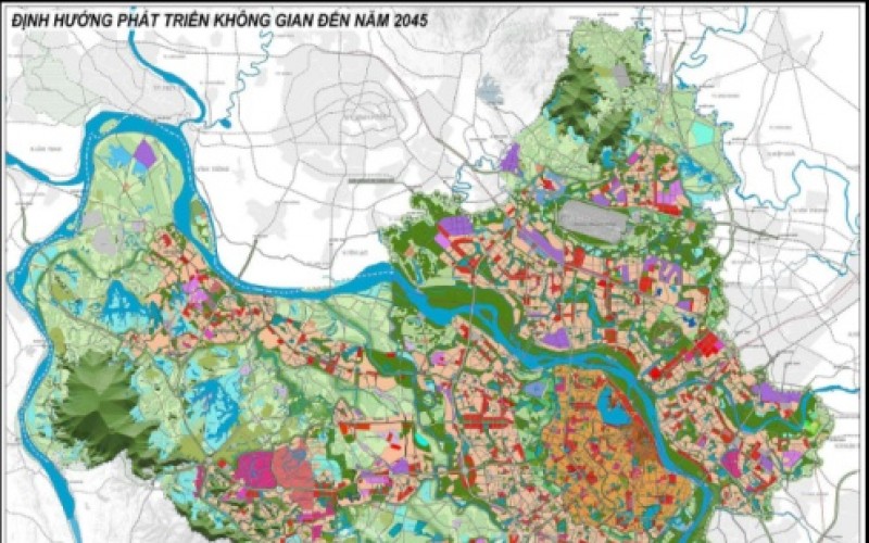 Hà Nội định hình 12 khu vực phát triển đô thị trong 100 năm tới