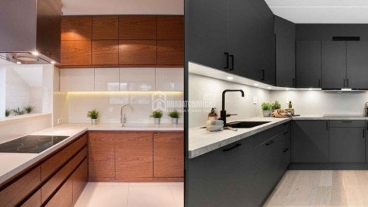 Tấm men sứ – Vật liệu thay thế gạch ốp tường bếp được nhiều gia đình lựa chọn