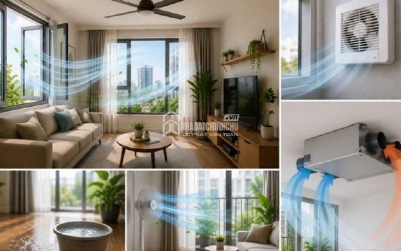 4 cách giúp căn hộ luôn thông thoáng và mát mẻ