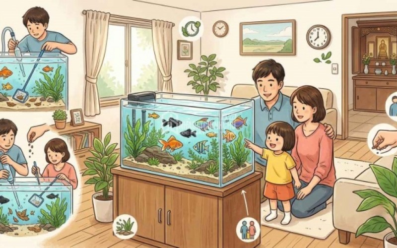 Bí quyết để bể cá đẹp, cá khỏe và không gian hài hòa