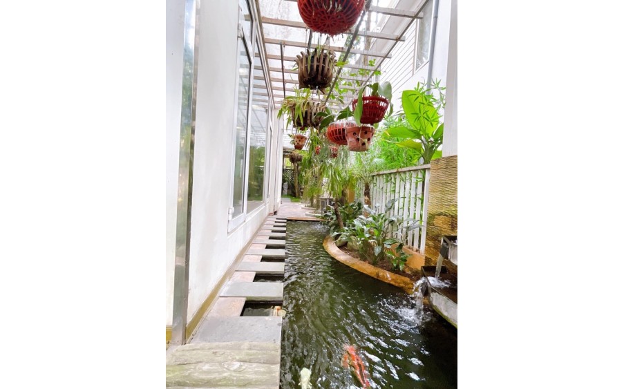 BÁN BIỆT THỰ PALM GARDEN VIỆT HƯNG, BIỆT THỰ SÂN VƯỜN ĐẸP NHẤT KHU VỰC 3 MẶT THOÁNG 233M2