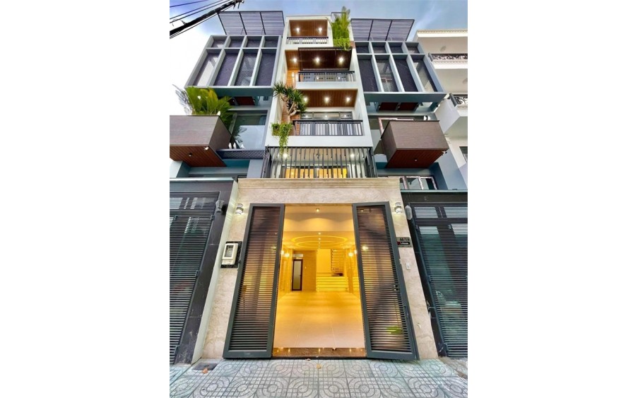 Nhà Đep 5Tầng Thang Máy Full nội thất. Khu Đồng Bộ vip Nguyễn Tư Giản, Gò Vấp