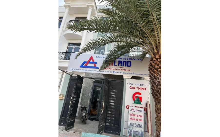 Cho thuê nhà mặt phố KDC cao cấp  CENTANA ĐIỀN PHÚC THÀNH,LONG TRƯỜNG, TP THỦ ĐỨC