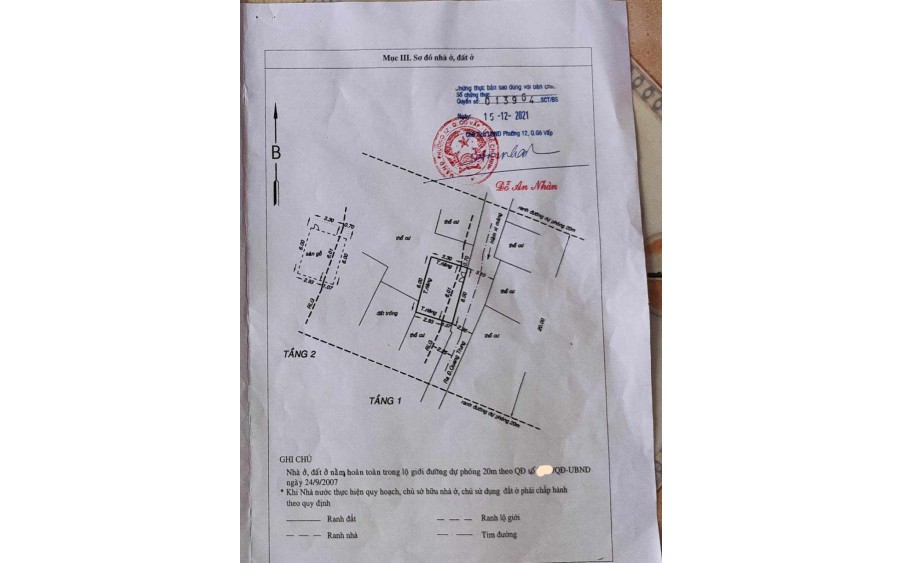 Bán nhà Nguyễn Duy Cung GV, 24m2, 1 lầu, 3 PN, ngang 6m, giá chỉ 2.x tỷ