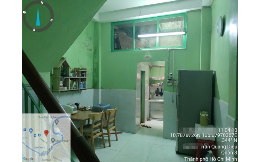 Nhà Bán P14 Hẻm 284/ Lê Văn Sỹ 65m2 , 3 Tầng BTCT , 3PN , hẻm thông Giá 7 tỷ 9 ( TL )