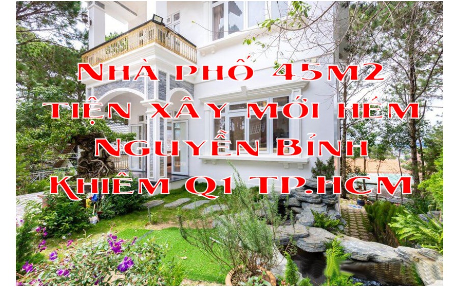 Nhà bán rẻ 1 trệt 2 lầu Nguyễn Bỉnh Khiêm Bến Nghé Quận 1 TP.HCM