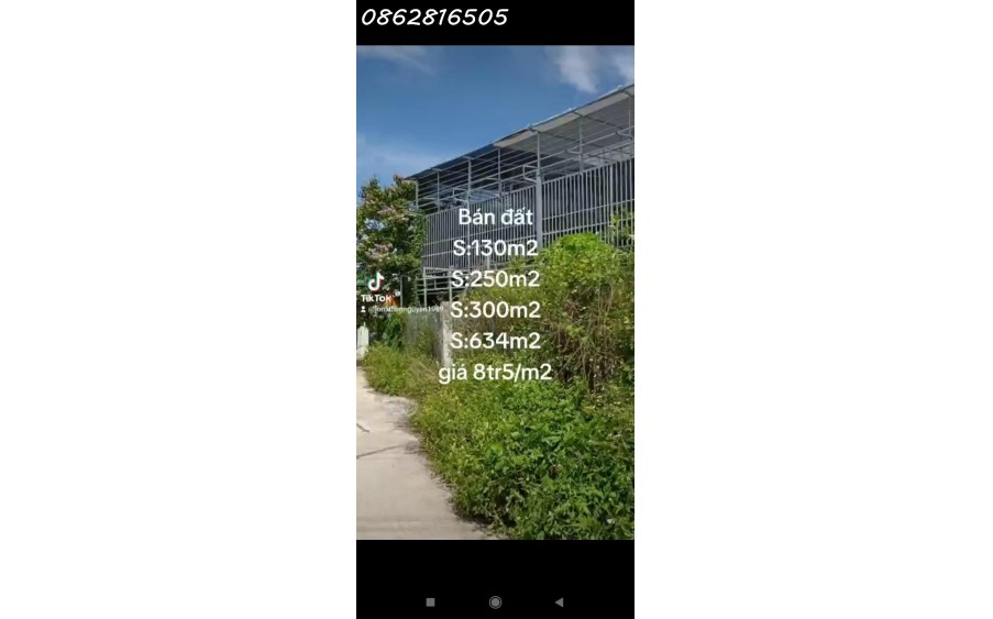 Chính chủ cần bán đất xã Hàm Minh, huyện Hàm Thuận Nam, giá chỉ 7tr/m2