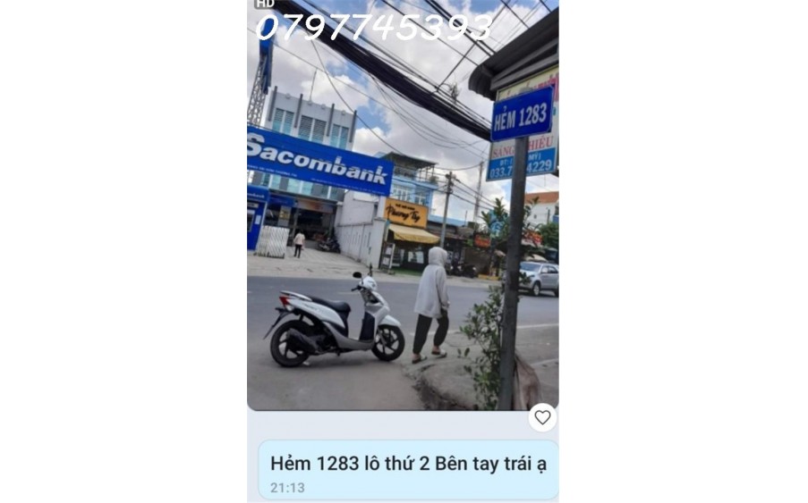 Đất nền chính chủ cắt lỗ bán nhanh LH: 0797745393 DT: 56.2m Rộng 5.52m Dài 11m, Giá bán còn 3 Tỷ 300 triệu, Đường Nguyễn Duy Trinh TPThủ Đức