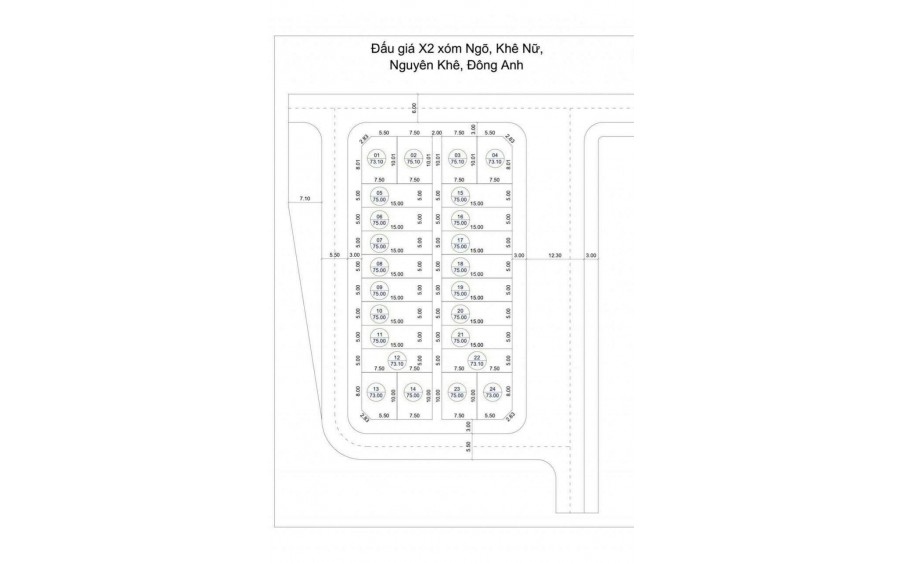 BÁN 2 LÔ ĐẤT ĐẤU GIÁ X2 XÓM NGÕ - NGUYÊN KHÊ - ĐÔNG ANH
