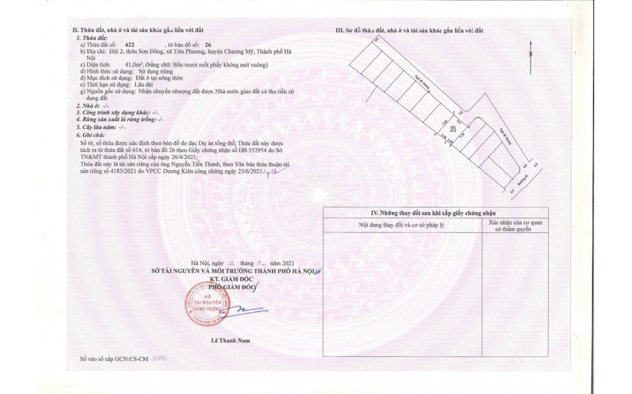41m2 lô đất đẹp nằm trong dãy nhà phố liền kề tiên phương chương mỹ
 giá rẻ : 999tr
 cách quốc lộ 6 -800m otto đỗ cửa
 duy nhất 1 lô mở bán