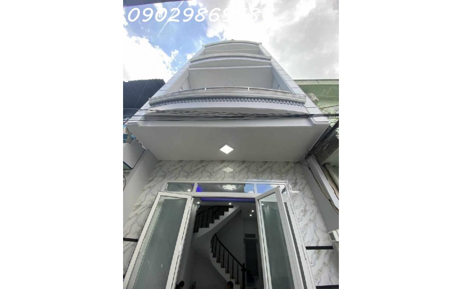 MẶT TIỀN ĐƯỜNG SỐ 7 - ĐỐI DIỆN CHUNG CƯ HƯNG THỊNH MOONLIGHT - GẦN AEONMALL TÊN LỬA GIÁP Q6 - NHÀ 4 TẦNG HẺM 5M.