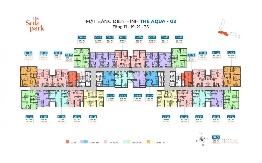Chỉ với 4,3 tỷ sở hữu căn hộ 74,3m2 2N + 1 căn góc toà G1, Vinhomes SmartCity
