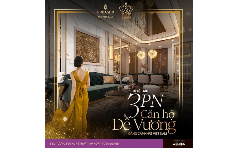 CƠ HỘI VÀNG CHỈ CÓ MỘT! Đừng để lỡ Căn Hộ Vàng Golden Crown Hải Phòng!