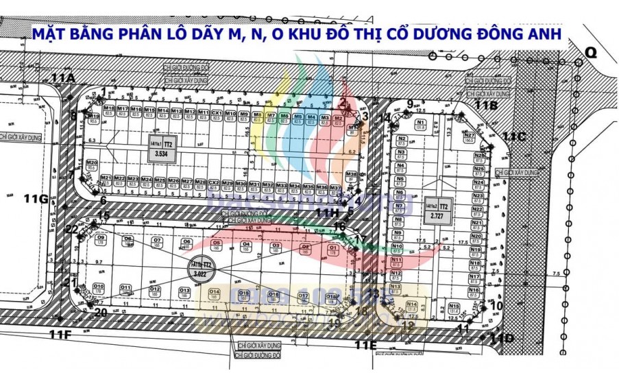 KDT Cổ Dương Dãy M  dãy Liền Kề