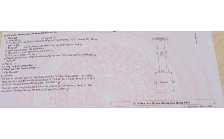 Cc Cần Thanh Khoản Sớm Thửa Đất 56m2, chỉ 2.x tỷ, Siêu VIP Dịch Vụ Tiên Phương, giáp mặt Ql6