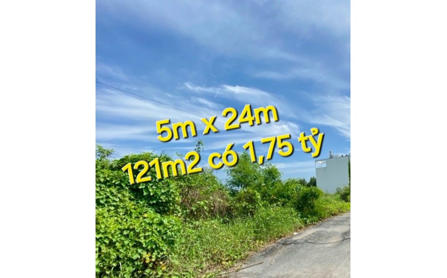 Hiếm Rẻ - Đất 121m2 có 1 tỷ 75 HL06 Bình Mỹ Củ Chi TP.HCM