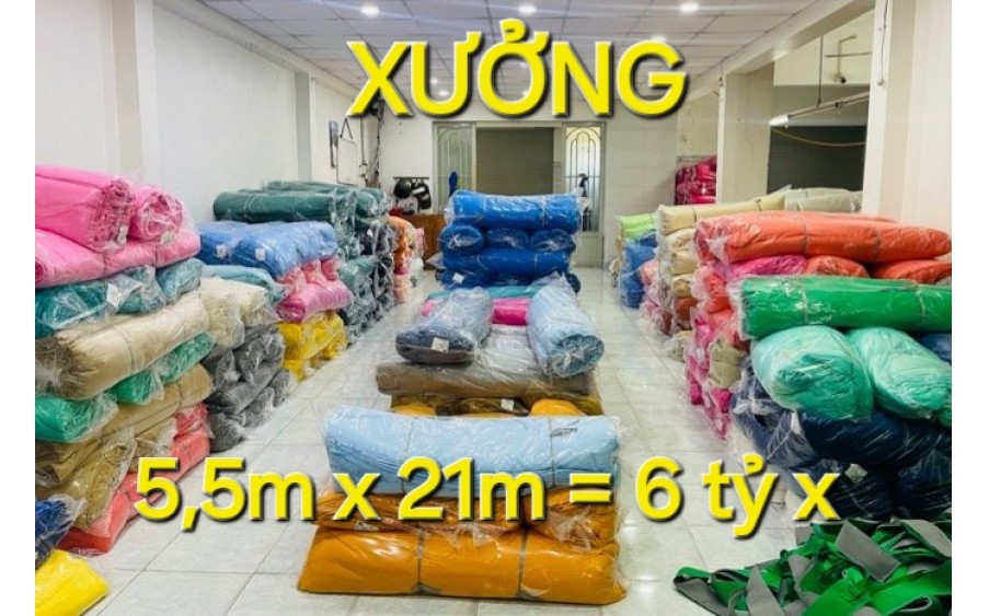 Bán Xưởng 5 tầng 128m2 có 6 tỷ x Lê Văn Khương Quận 12 TPHCM