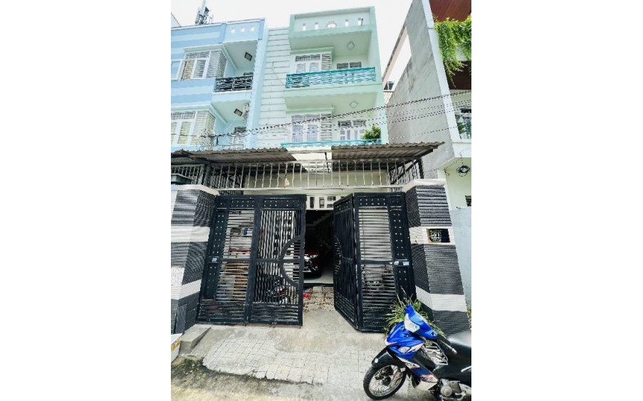 BÁN NHÀ TRỆT 2 LẦU SÂN THƯỢNG ĐÚC (5.3X16.5) THỚI AN 16, Q12 (SÁT MẶT TIỀN - XE HƠI NGỦ TRONG NHÀ)