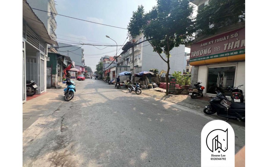 Đất mặt đường gần chợ Thạch Bàn, oto tránh kinh doanh diện tích rộng 202m, mặt tiền: 10m, 24 tỷ