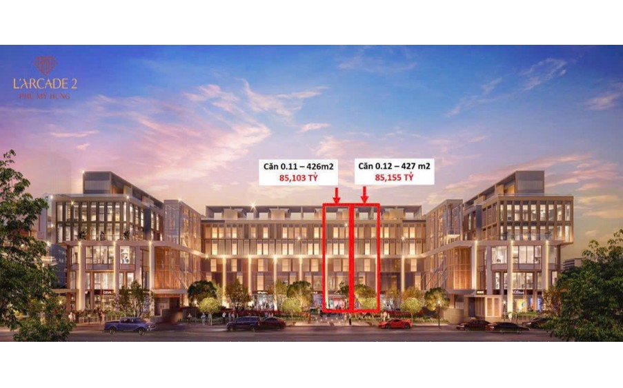 Bán cặp căn Nhà Phố siêu đẹp tại dự án Phú Mỹ Hưng L'arcade. Mua trực tiếp giá gốc chủ đầu tư - lịch thanh toán và ưu đãi tốt nhất T7/2024