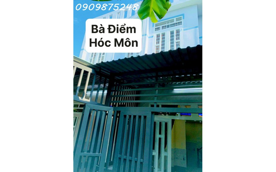 NHÀ MẶT TIỀN BÀ ĐIỂM HM 4X12 : 1TY6 GIỮ SỔ GỐC