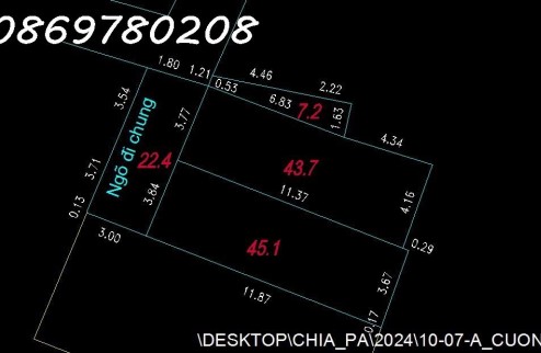 Bán đất chính chủ số 17 ngõ 674 Nguyễn Văn Cừ, Long biên, Hà nội, giá đầu tư