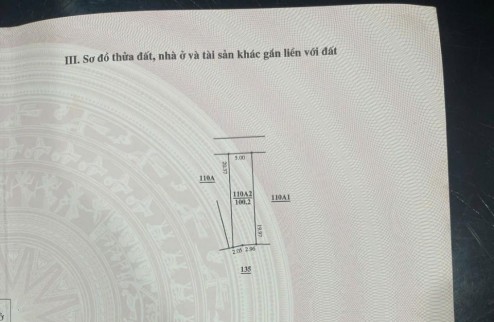 CC gửi bán Lô đất 100.2m2, mt 5m, chỉ 4.x tỷ, Siêu Nét Quận Hà Đông, ô tô tránh, kinh doanh, giá rẻ nhất mặt phố