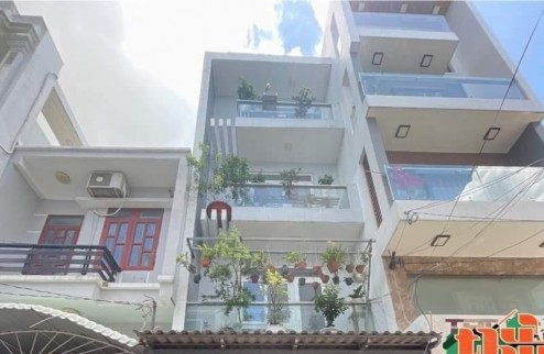 NHÀ 4 TẦNG BTCT CHẮC CHẮN - ĐẤT MỚI - HẺM XE HƠI