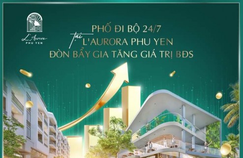 Dự án Phố Đi Bộ - Nhà phố sát biển tại Phú Yên