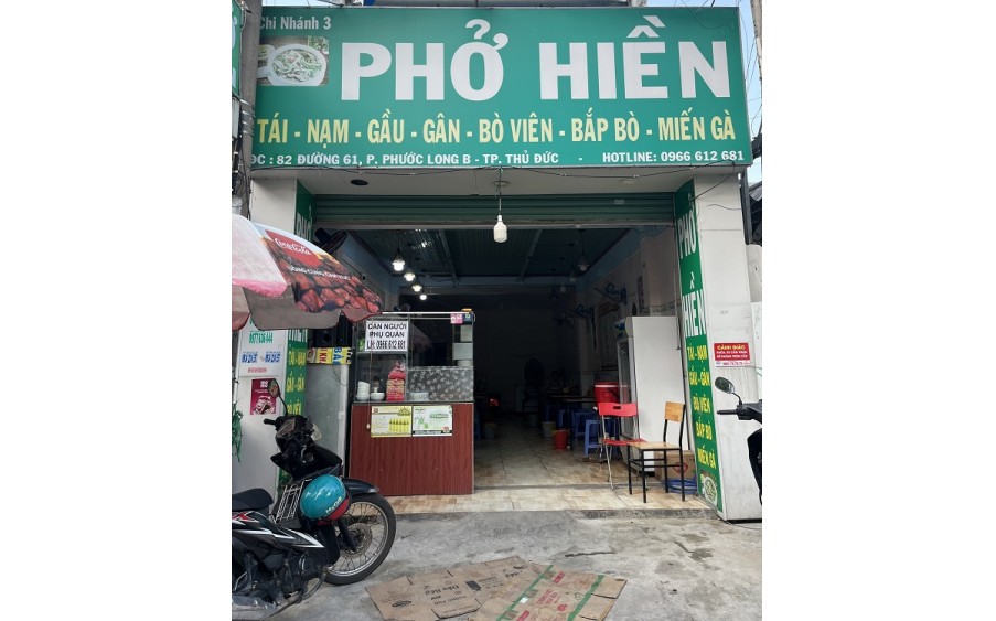 Cần tìm người Phụ quán lương từ 7-10tr, số 82, đường Trần Thị Điệu, phường Phước Long B, Quận 9