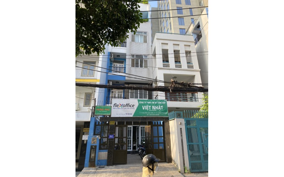 Chính chủ cho thuê 1 trệt 2 lầu thích hợp làm văn phòng hoặc Nha Khoa số 111 mặt tiền Nguyễn Cửu Vân, P17, Bình Thạnh