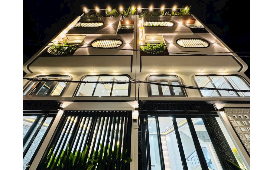 Cặp nhà phố 5 tầng, xe hơi 7 chỗ đậu trong nhà, hẻm đường số 14, P8, Gò Vấp