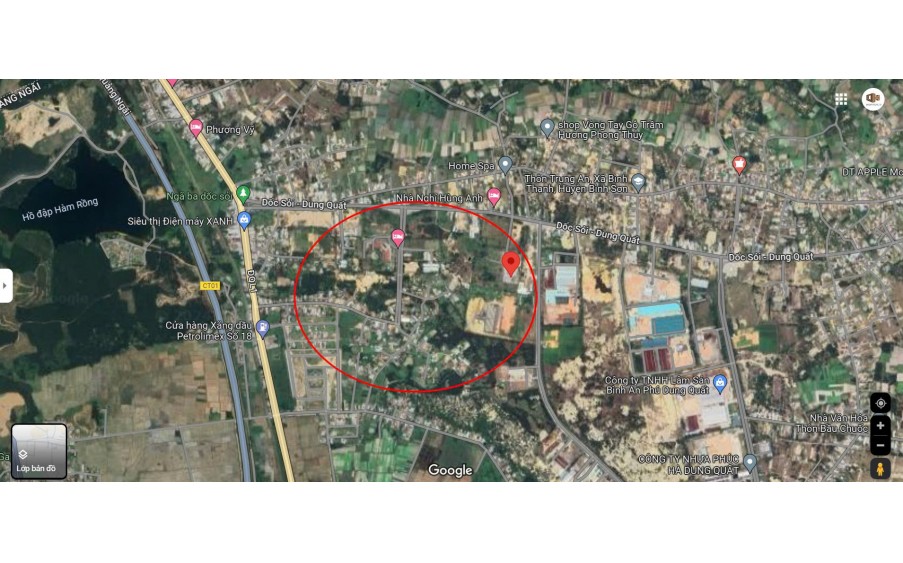Chính chủ bán DA 6,2 ha ngay MT Ngã 3 Dốc Sỏi, khu KT Dung Quất