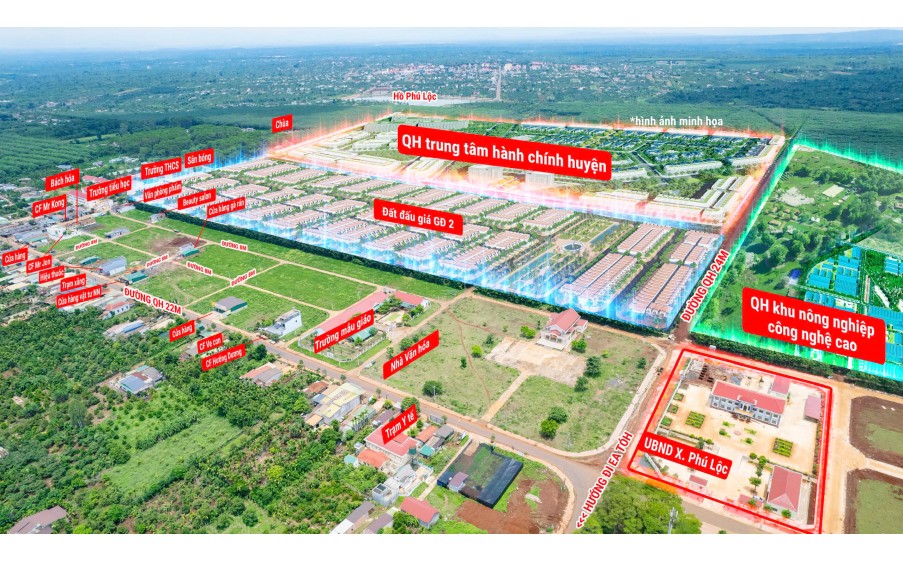 Sở hữu ngay lô đất đẹp tại KDC Phú Lộc, S: 132m2 (6x22), đầy đủ tiện ích , giá cực kỳ tốt 6xxTr