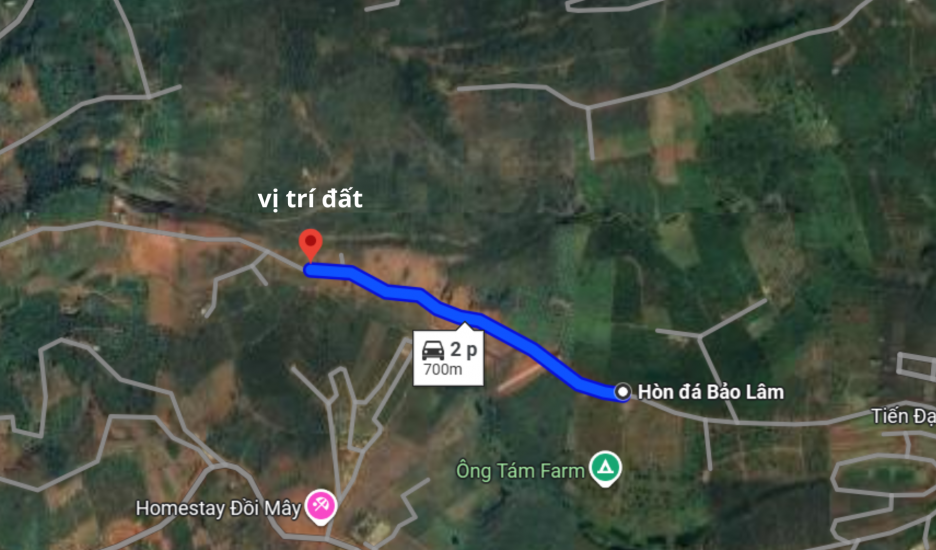 ĐẤT NỀN 540M² (200M² THỔ CƯ) – HỒ NGỌC, PHƯỜNG 2 BẢO LỘC