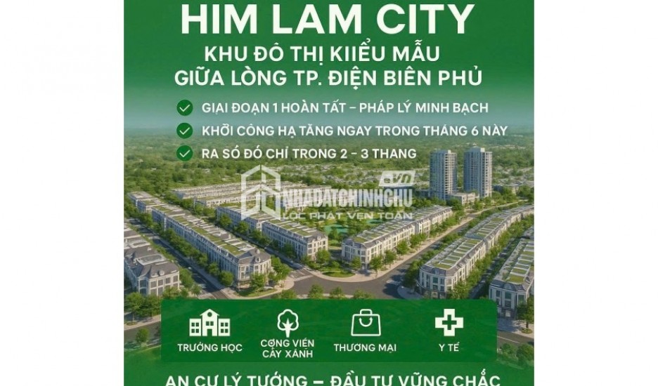 Bán đất nền dự án khu đô thị 17-18 Him Lam