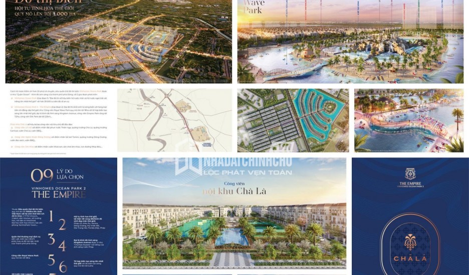Bán các căn liền kề biệt thự khu Chà Là Vinhomes Ocean Park 2 The Empire Hưng Yên