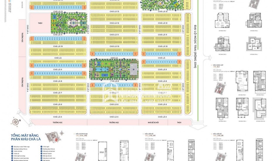 Bán các căn liền kề biệt thự khu Chà Là Vinhomes Ocean Park 2 The Empire Hưng Yên