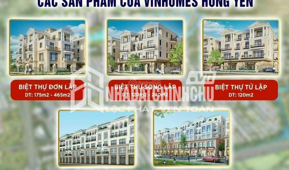Bán các căn liền kề biệt thự khu Cọ Xanh Vinhomes Ocean Park 2 The Empire Hưng Yên