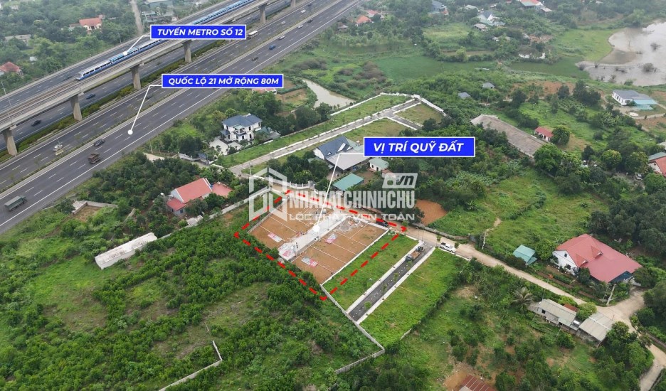 Chính chủ bán lô đất F0 tại Hoà LẠc tiềm năng giá tốt