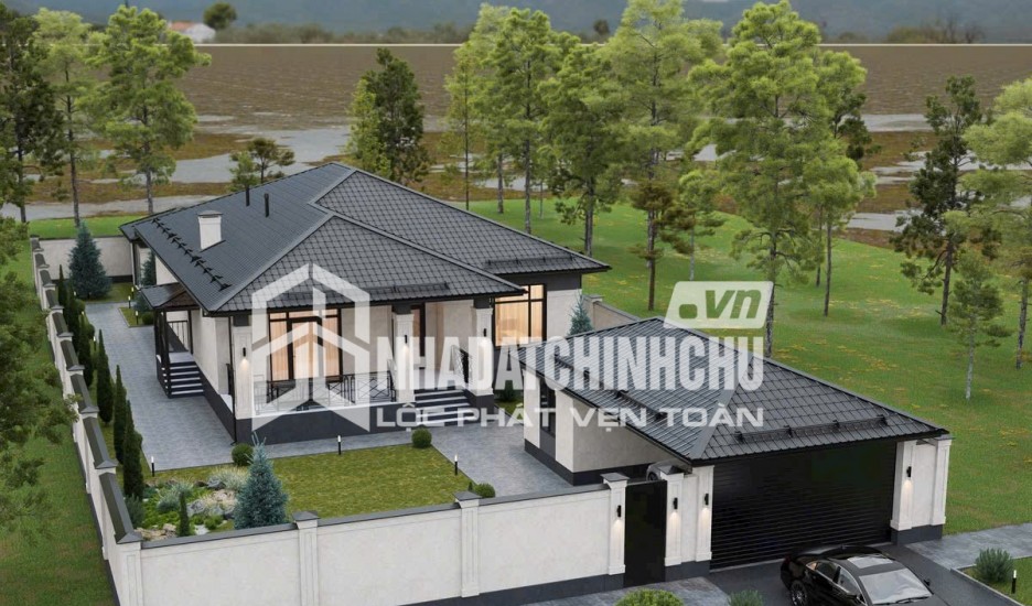 BÁN LÔ ĐẤT BIỆT THỰ VƯỜN 600m² – NỞ HẬU ĐẸP   Diện tích 600m² (12x40m, nở hậu 20m).