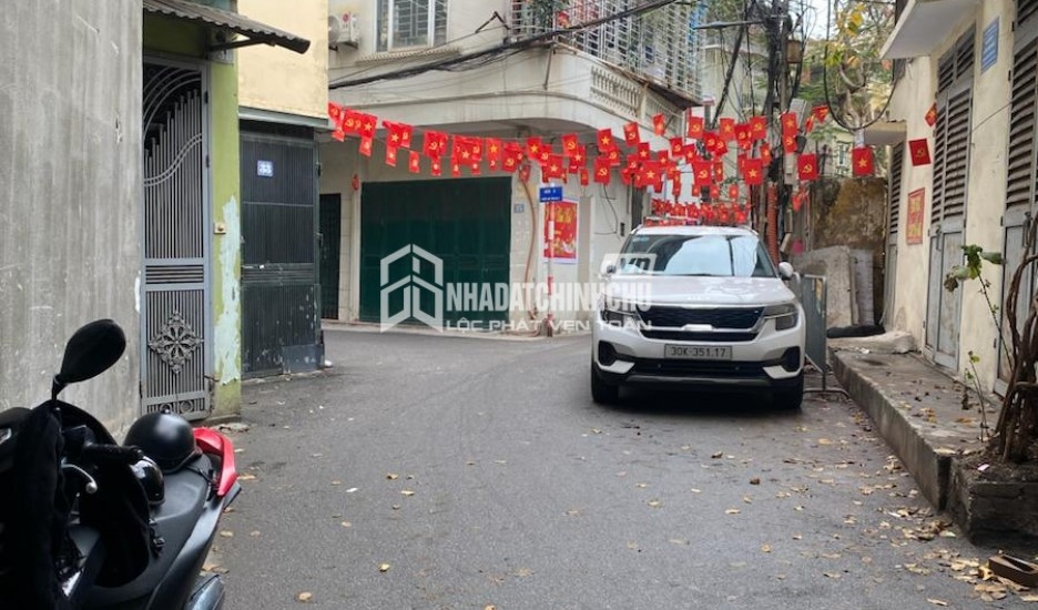 BÁN ĐẤT TẶNG NHÀ 3T, 59M2, 8 TỶ PHỐ LẠC LONG QUÂN – Ô TÔ, LÔ GÓC, NỞ HẬU
