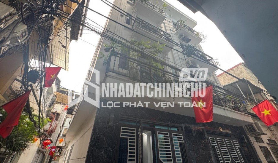 TRUNG TÂM CẦU GIẤY - Ô TÔ ĐỖ CỔNG - NHÀ DÂN XÂY KHUNG CỘT CHẮC CHẮN – 5 TẦNG, NHỈNH 5 TỶ