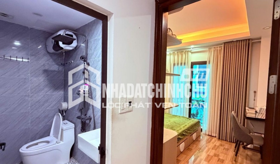 TRUNG TÂM CẦU GIẤY - Ô TÔ ĐỖ CỔNG - NHÀ DÂN XÂY KHUNG CỘT CHẮC CHẮN – 5 TẦNG, NHỈNH 5 TỶ