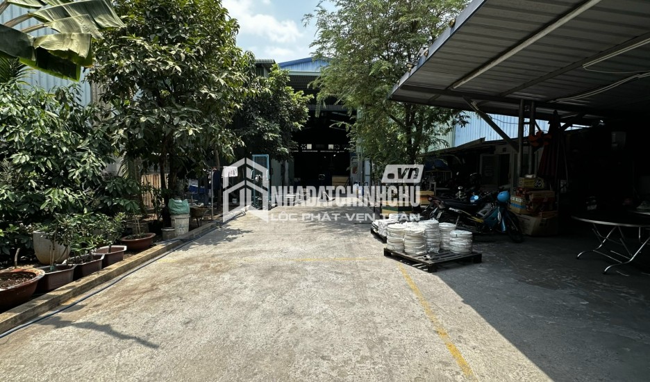 Bán kho, nhà xưởng tại ĐT 747B, P. Tân Khánh, HCM (P. Thái Hòa, Tp. Tân Uyên) 1272m², 16x80 mét