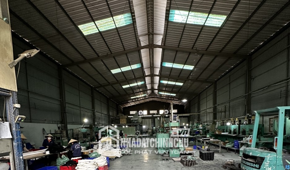 Bán kho, nhà xưởng tại ĐT 747B, P. Tân Khánh, HCM (P. Thái Hòa, Tp. Tân Uyên) 1272m², 16x80 mét