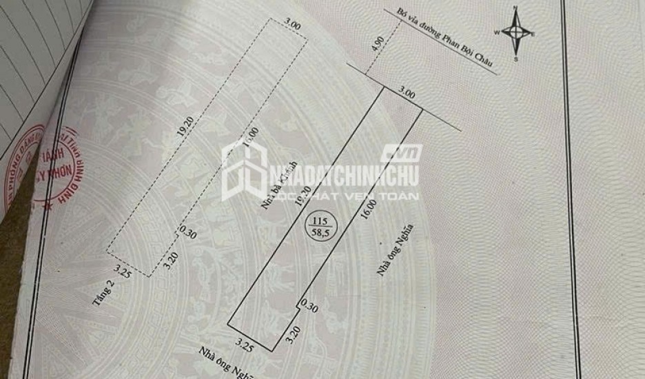 HOT HOT–CHÍNH CHỦ BÁN GẤP NHÀ MẶT TIỀN Đường Phan Bội Châu, P.Trần Hưng Đạo, TP.Quy Nhơn, Bình Định