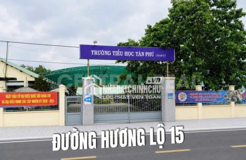 BÁN NHANH 30 NỀN ĐẤT ĐỐI DIỆN TRƯỜNG TIỂU HỌC TÂN PHÚ – P. TÂN TRIỀU, TP ĐỒNG NAI